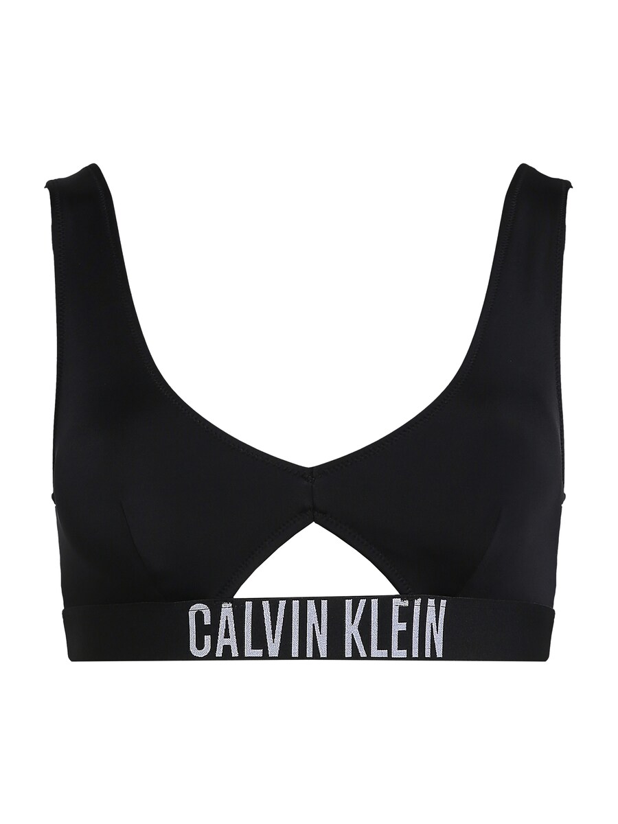 

Треугольный бикини-топ Calvin Klein Swimwear, черный