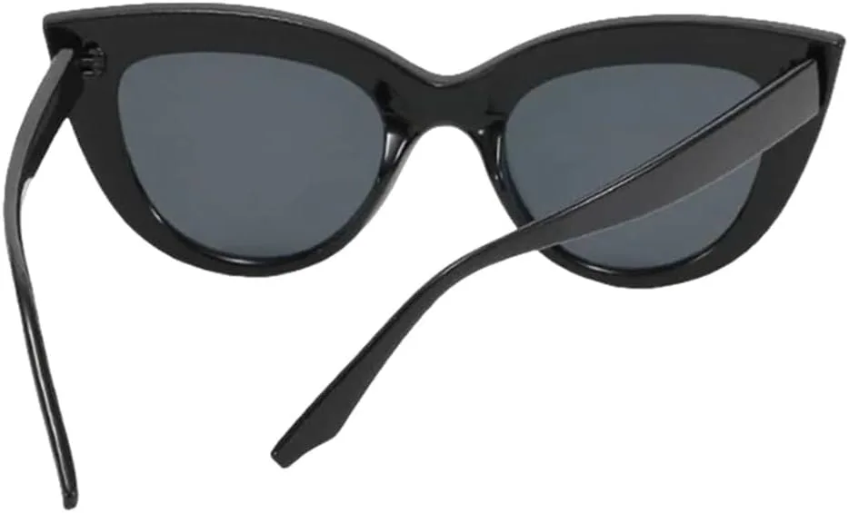 

MUTYNE Роскошные солнцезащитные очки «кошачий глаз» с бриллиантами для женщин, винтажные розовые панк-очки, модные женские очки в крупной оправе, Green Black