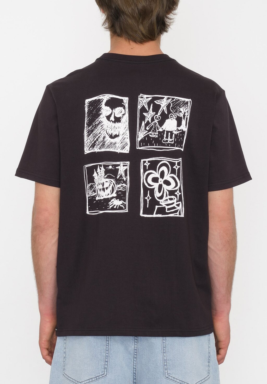 

Футболка с принтом ISSAM NIGHT LSE SST Volcom, цвет black