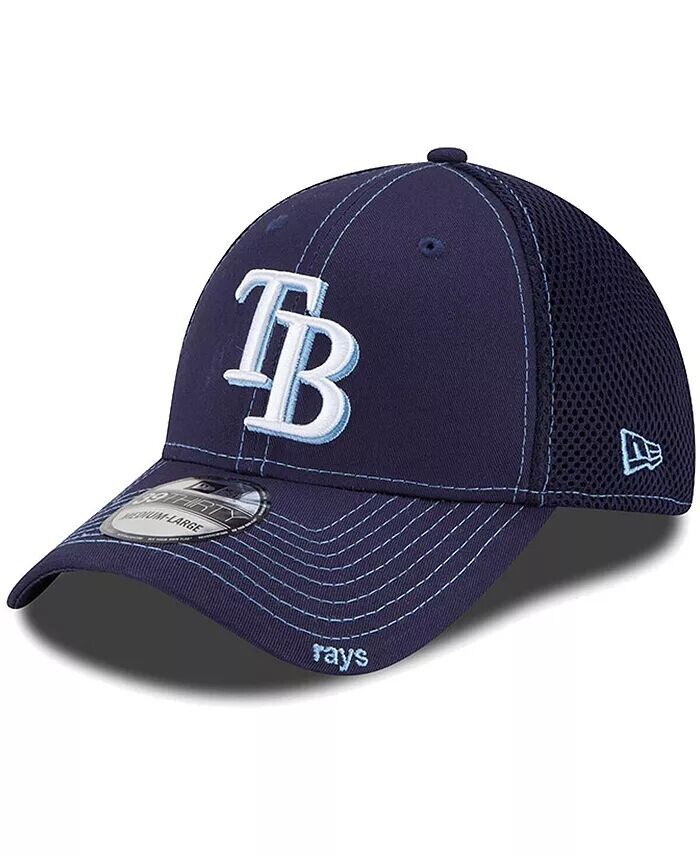 

Мужская эластичная шляпа Tampa Bay Rays Navy Blue Neo 39THIRTY New Era, синий