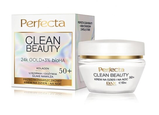 

Дневной и ночной крем против морщин 50 мл Perfecta Clean Beauty 50+