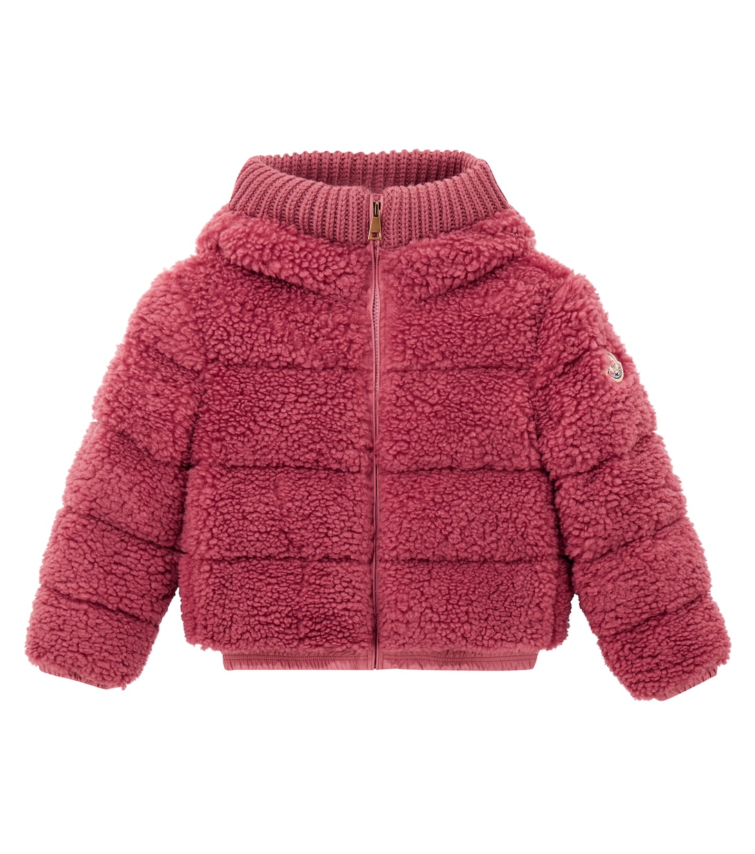 

Пуховик Adalberta Teddy Moncler Enfant, Rose