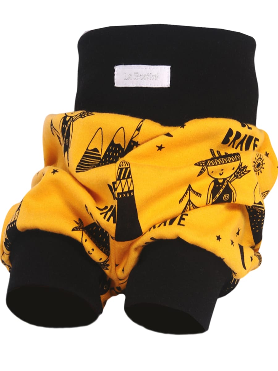 

Брюки свободного кроя La Bortini, темно-желтый