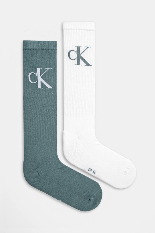 

Носки 2 пары Calvin Klein Jeans, бирюзовый