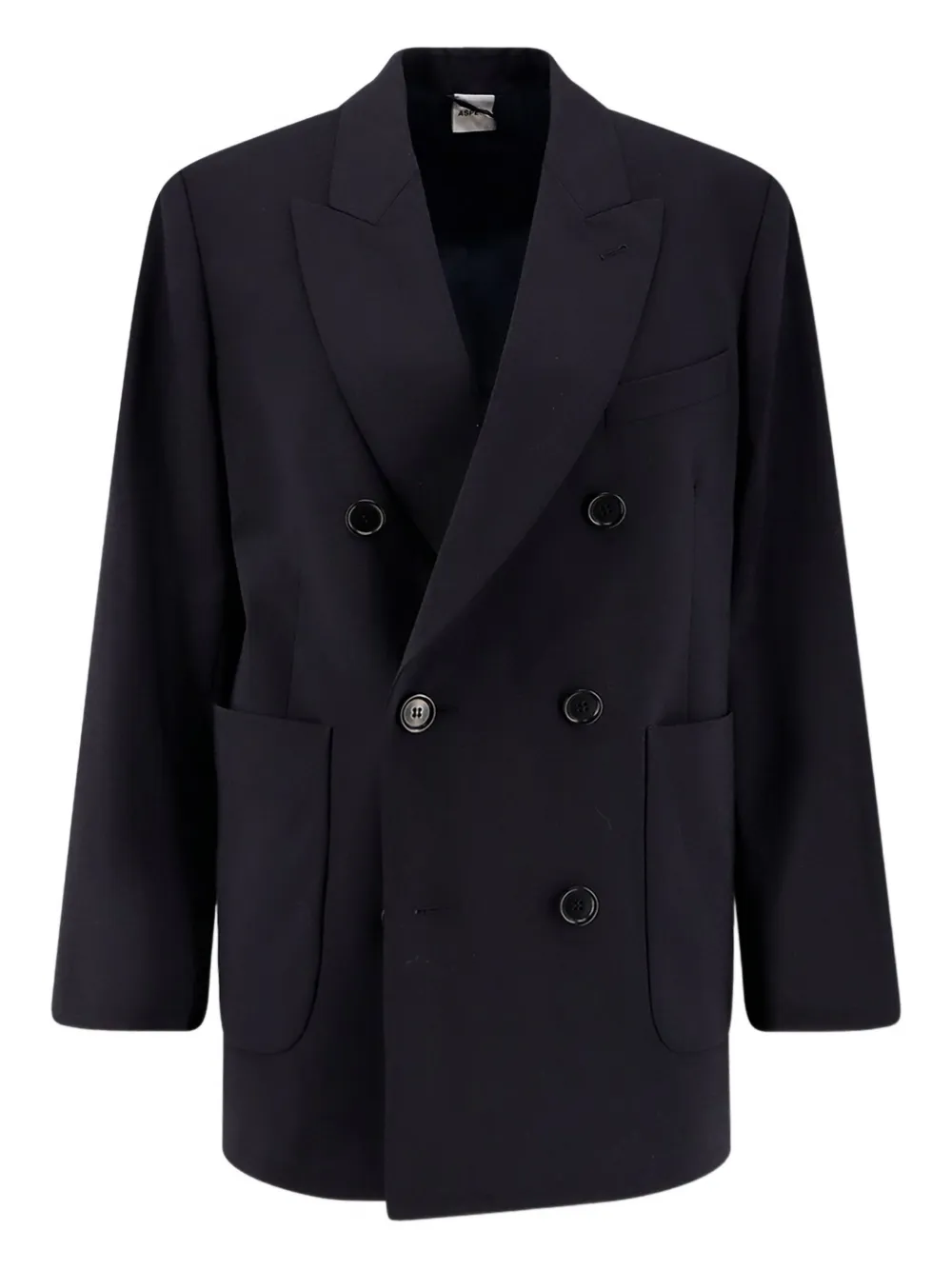 

Двубортный пиджак Aspesi, синий