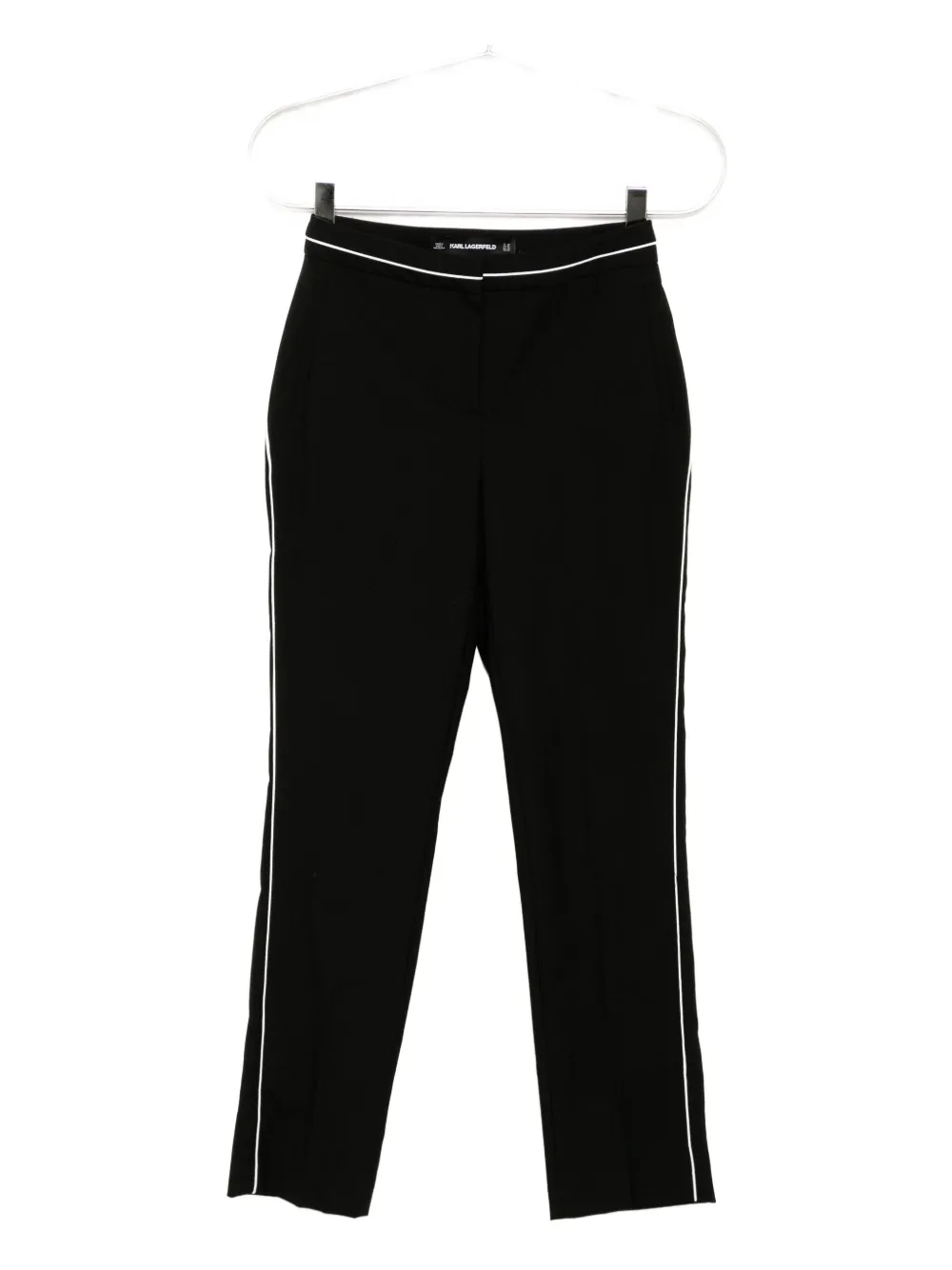 

Брюки с кантом KARL LAGERFELD, белый