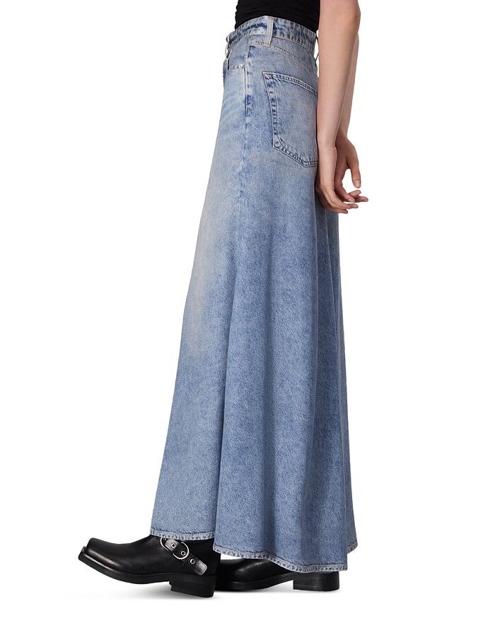 

Джинсовая макси-юбка Liquid Miramar rag &bone rag & bone, синий
