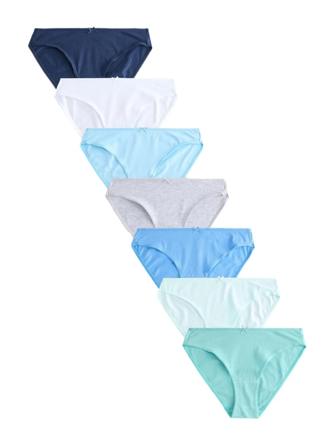 Трусы Next, Blue/Navy/Light Blue/Mottled Grey/Mint/Jade/White