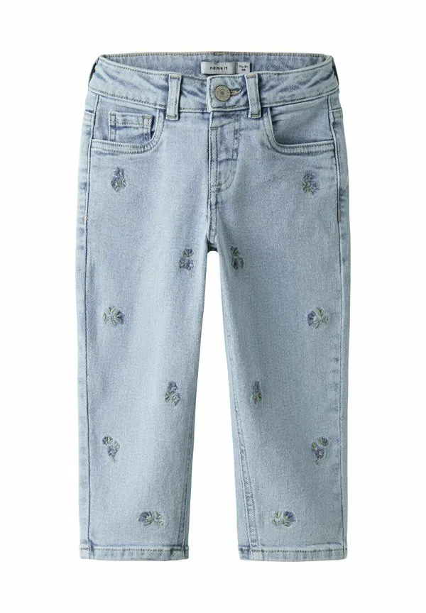 Джинсы свободного кроя в стиле "мама" Name It, Light Blue Denim — фото 3
