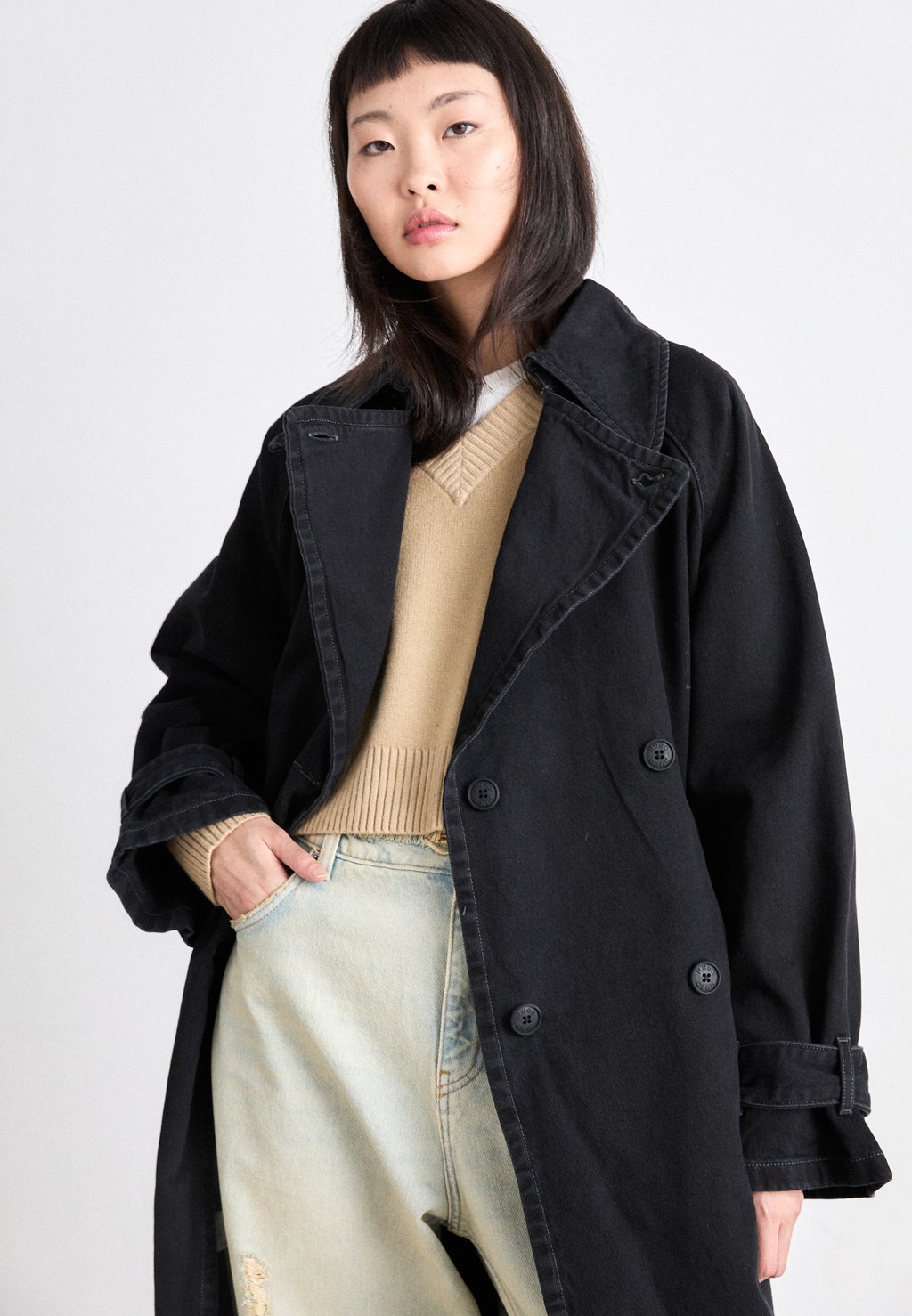 

Классическое пальто GARENA HUGO, черный