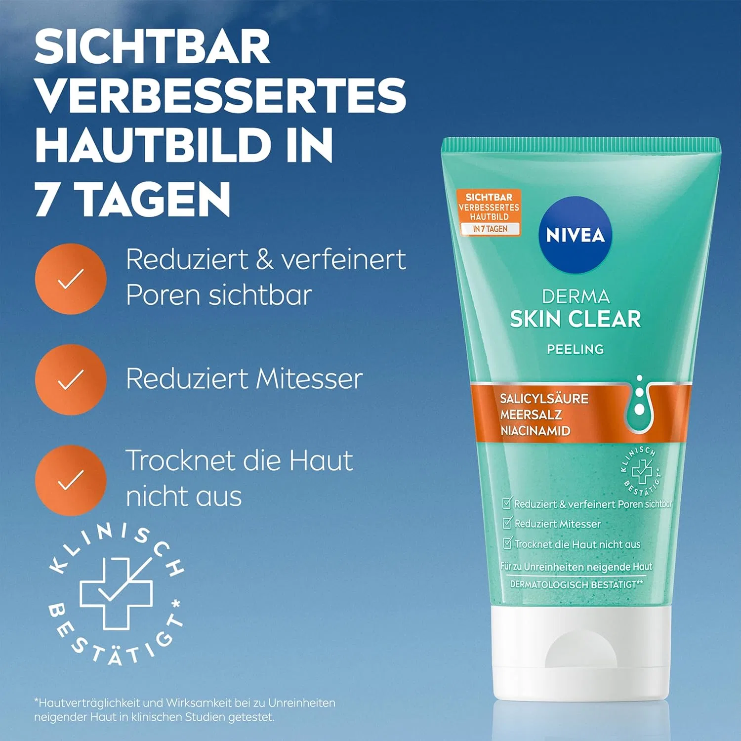 Отшелушивающий скраб для лица и тела «Derma Skin Clear» от NIVEA Nivea — фото 2