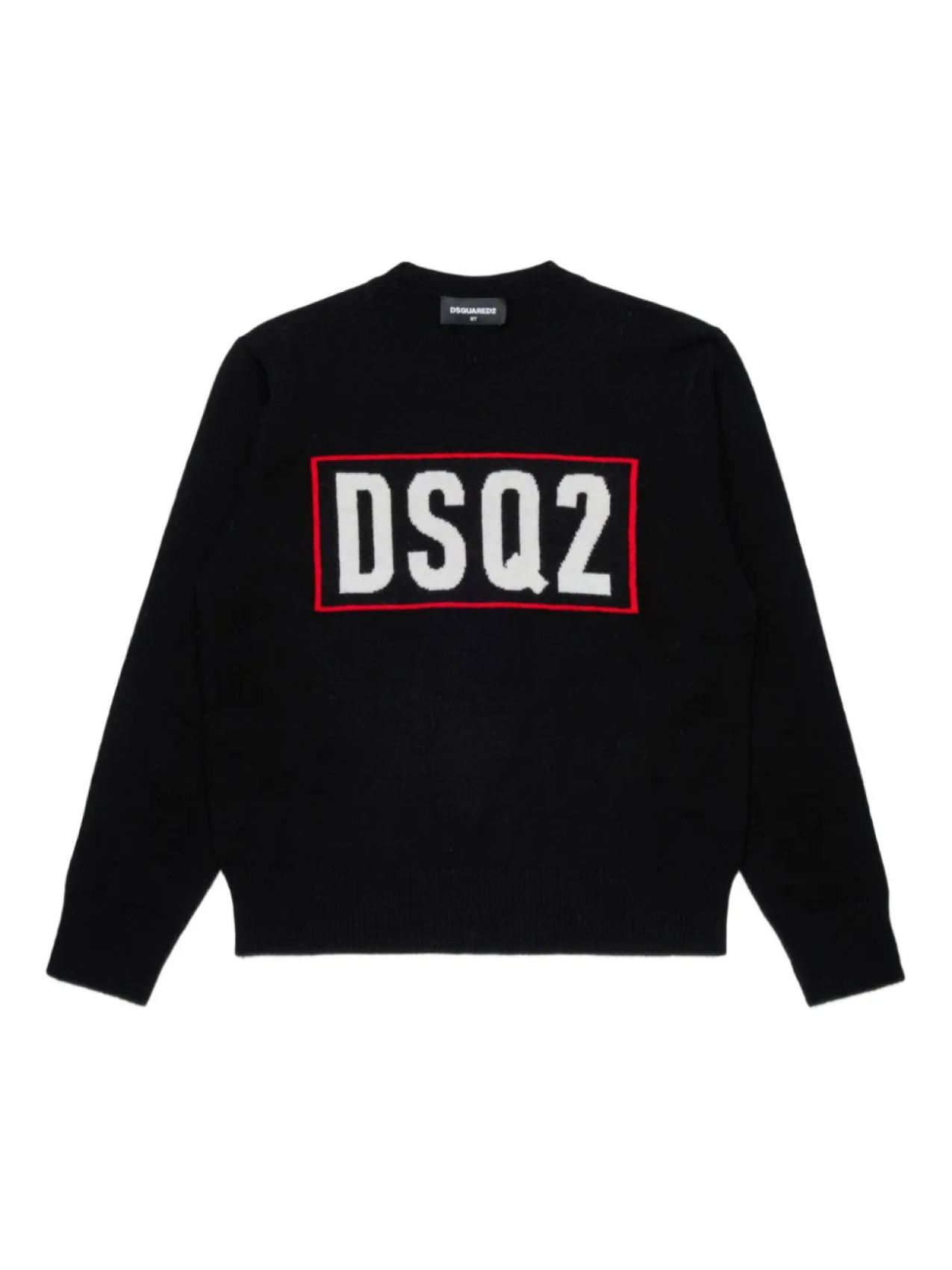 

DSQUARED2 KIDS шерстяной джемпер, черный