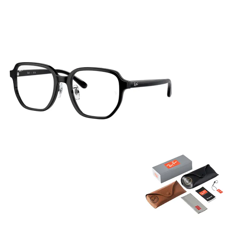 

RayBan Ацетатные очки нестандартной формы Unisex Black, Black