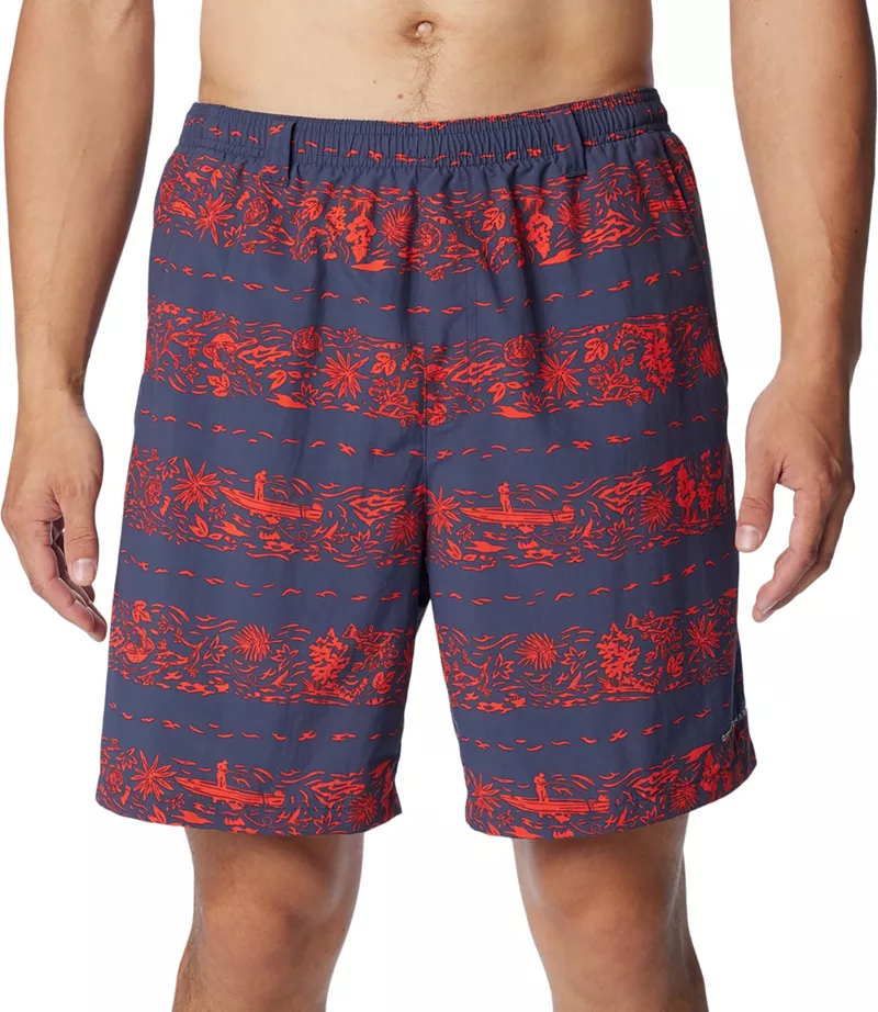

Мужские шорты для воды Columbia PFG Super Backcast, цвет Nocturnal Kahawai Stripe