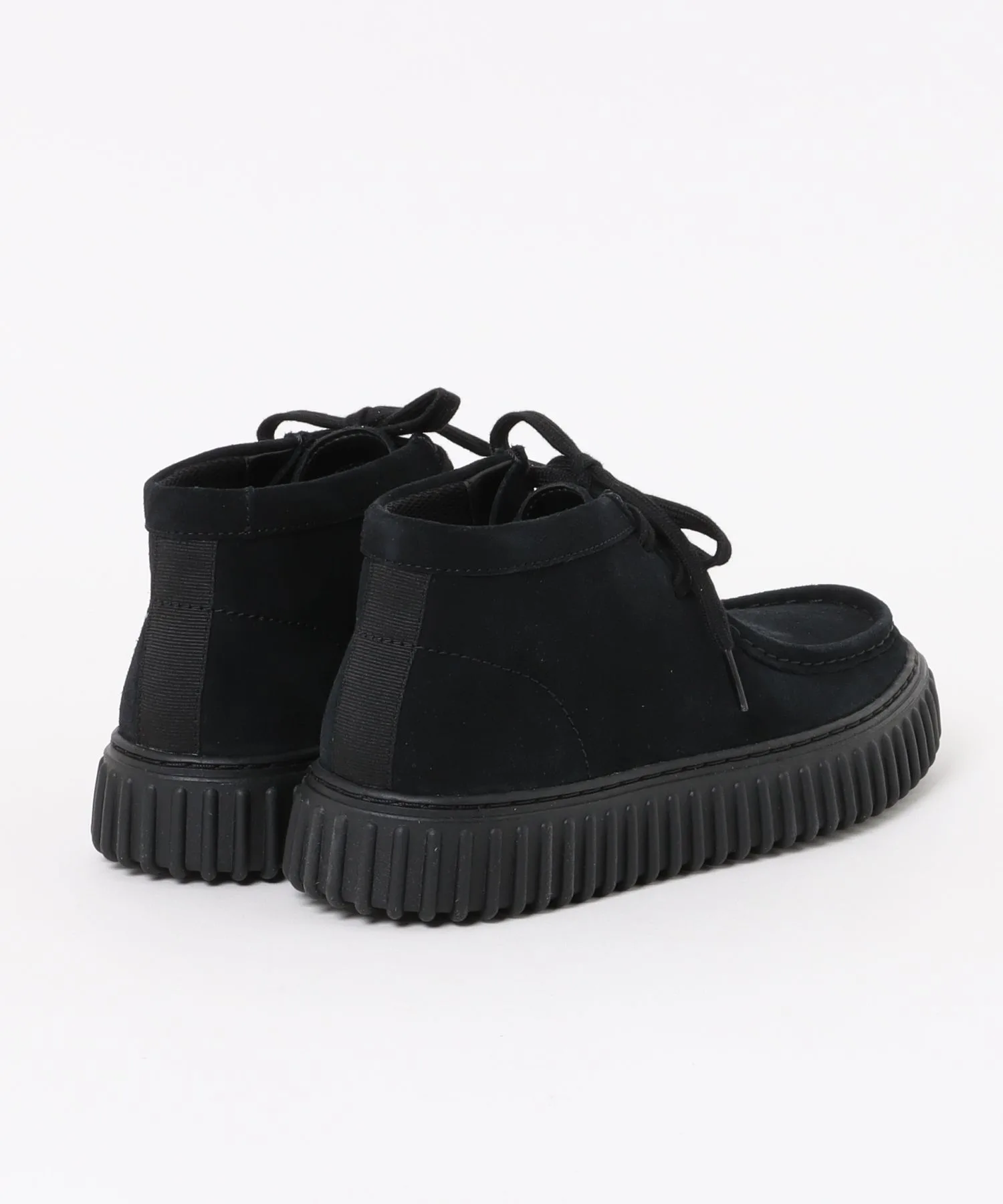 Мужские ботинки высокие с массивной подошвой TORHILL HI Clarks чёрные — фото 2