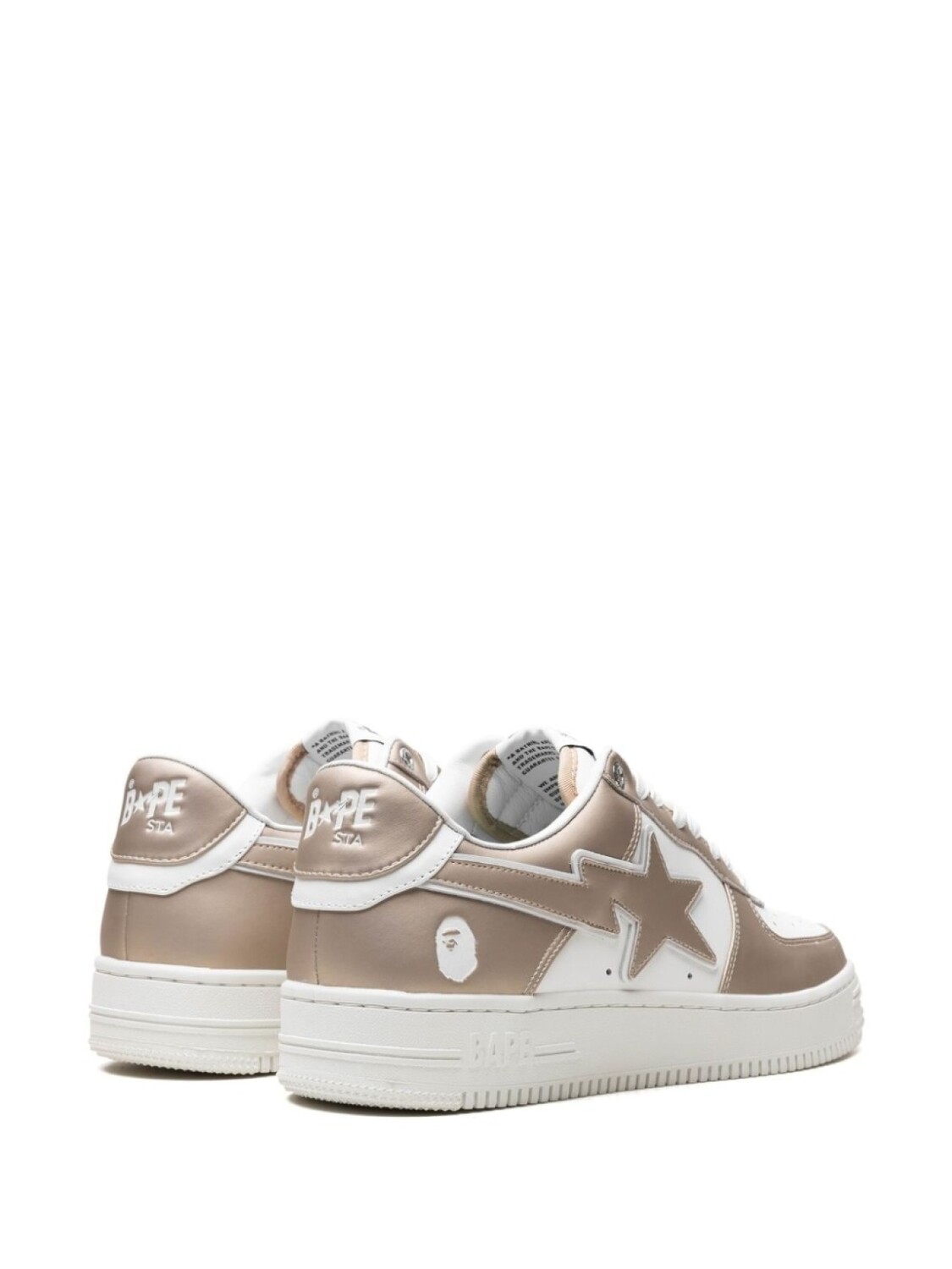 A BATHING APE кроссовки BAPE STA #4 M1 "Бежевые", золотистый — фото 3