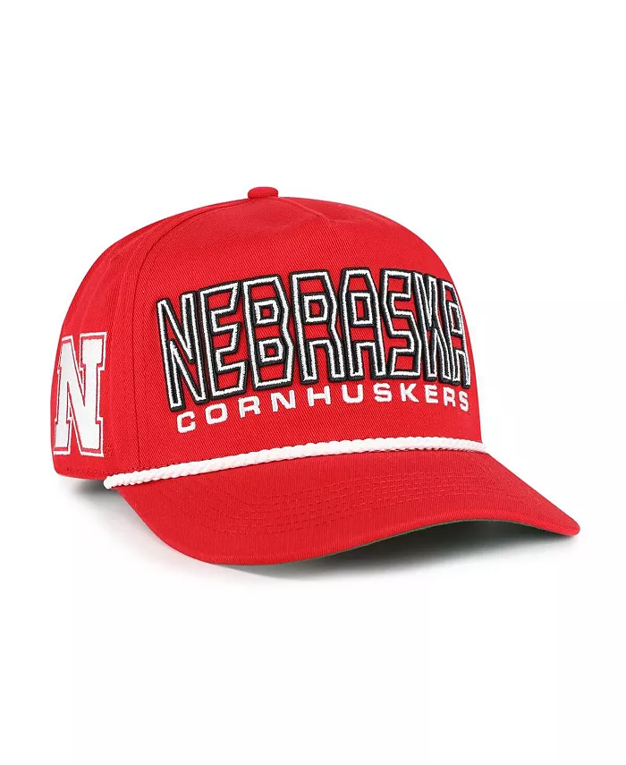 

Регулируемая кепка для больших мальчиков и девочек Scarlet Nebraska Huskers Byline Hitch '47 Brand
