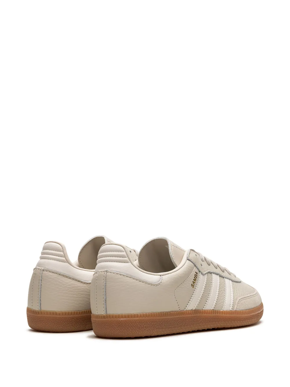 Кроссовки Samba OG Beige/White adidas, нейтральный — фото 3
