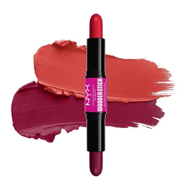 

Двусторонний карандаш для румян Wonder Stick NYX Professional Makeup, цвет bright amber fuschia, 2 x 4 гр