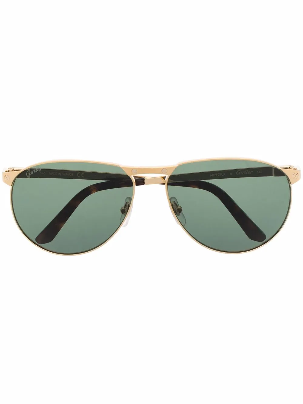 

Солнцезащитные очки-авиаторы Santo de Cartier Cartier Eyewear, золотой