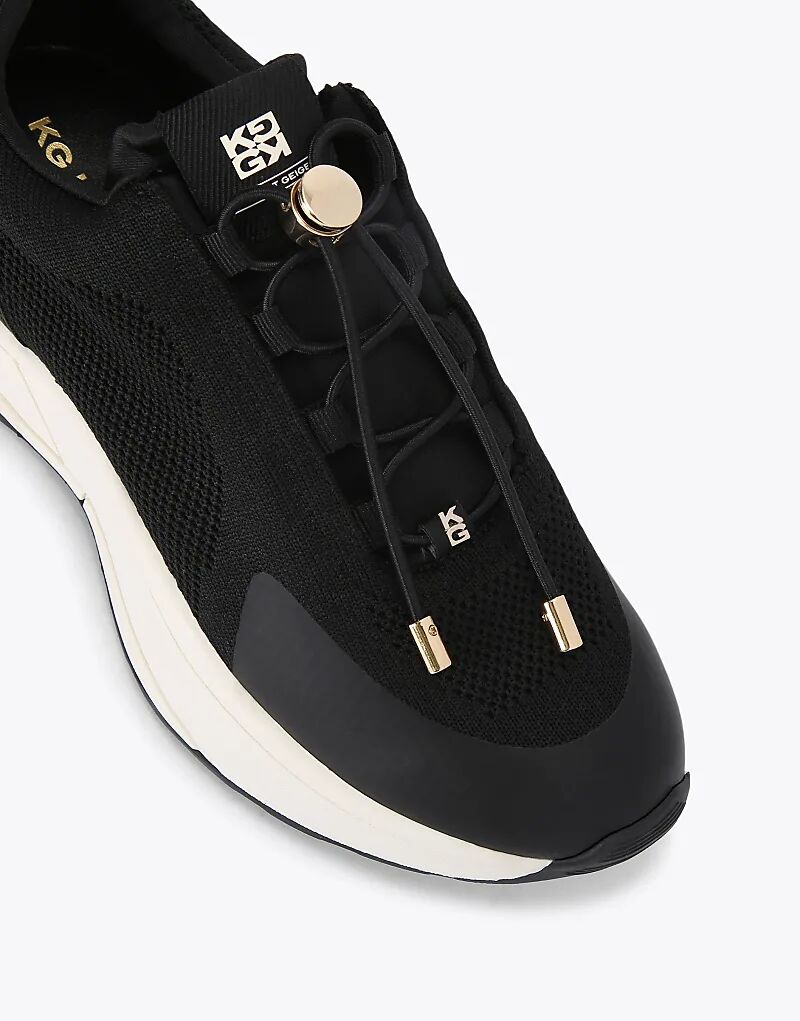 Кроссовки KG Kurt Geiger Link с застежкой-молнией черного цвета — фото 3