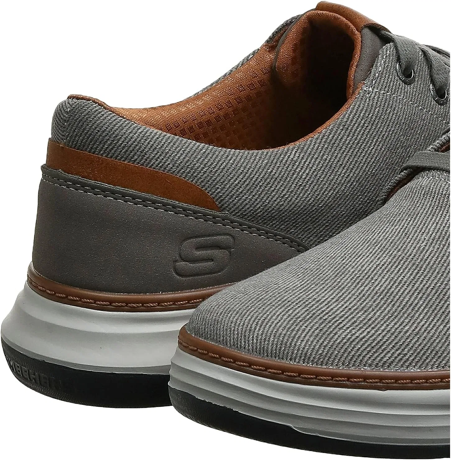 Мужские кроссовки Skechers Moreno Ederson, Taupe Canvas — фото 3