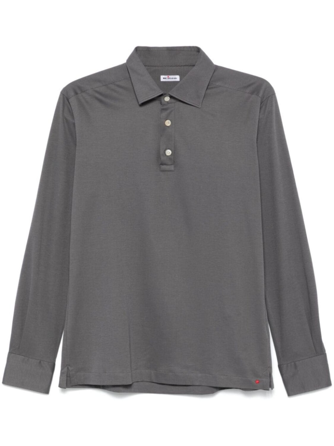

Kiton рубашка-поло из джерси, серый