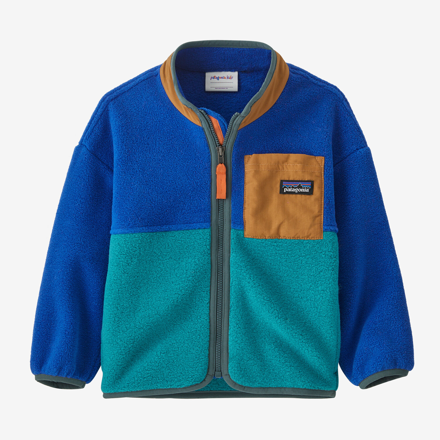 

Флисовая куртка Baby Synchilla Patagonia, цвет Passage Blue