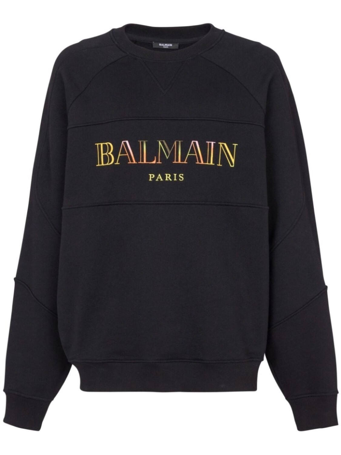 

Balmain толстовка оверсайз с вышивкой, черный