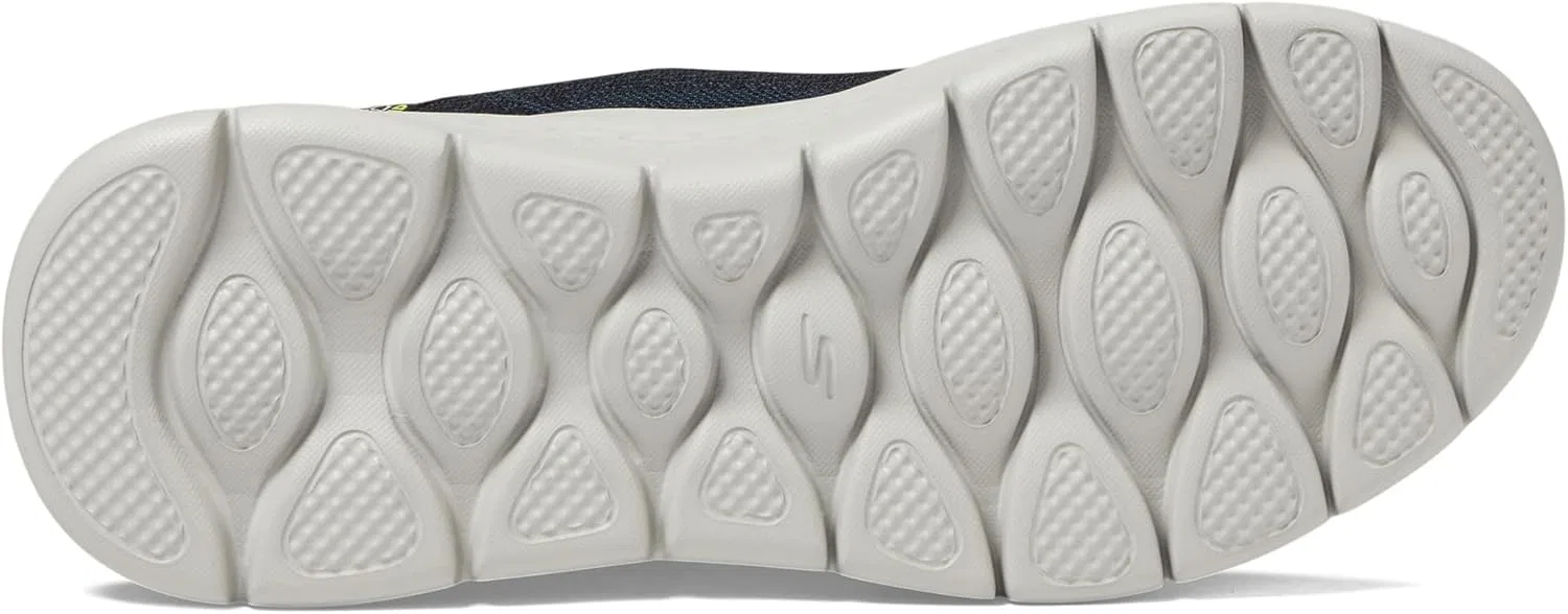 Мужские кроссовки Skechers Go Walk Flex New World, Navy And Lime Textile Synthetic — фото 4