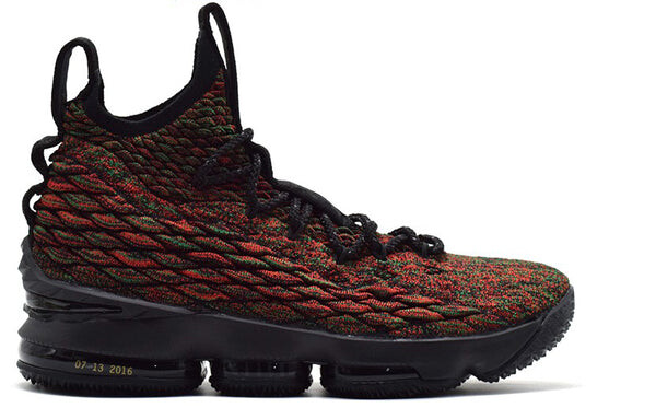 Кроссовки Nike LeBron 15 EP 'BHM', черный — фото 2