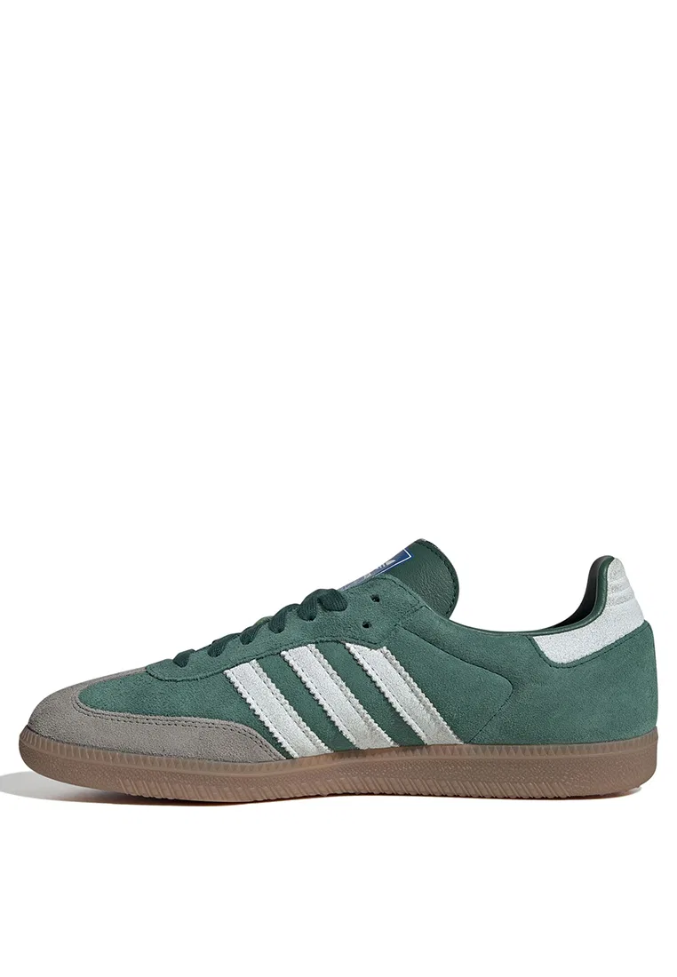 Кроссовки, Samba OG, Adidas, зеленый — фото 4