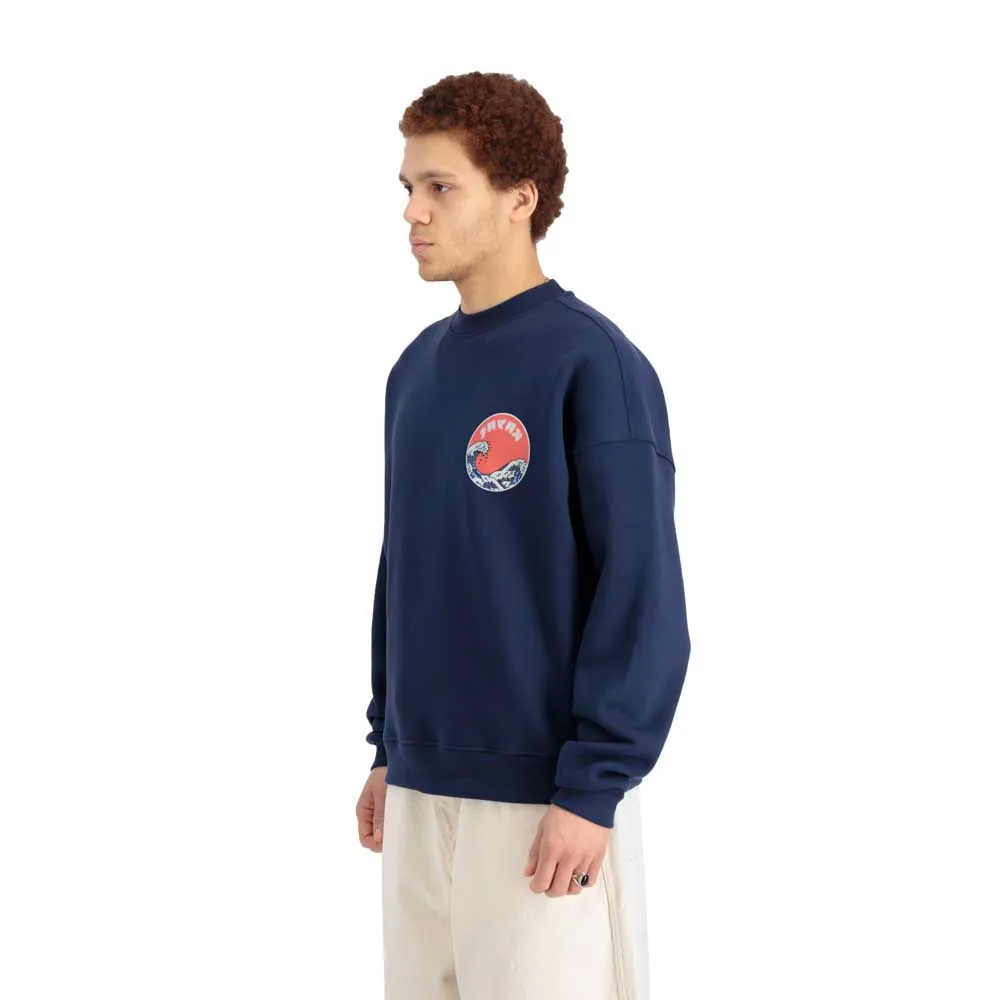 

Толстовка Alpha Industries Japan Wave Warrior, синий
