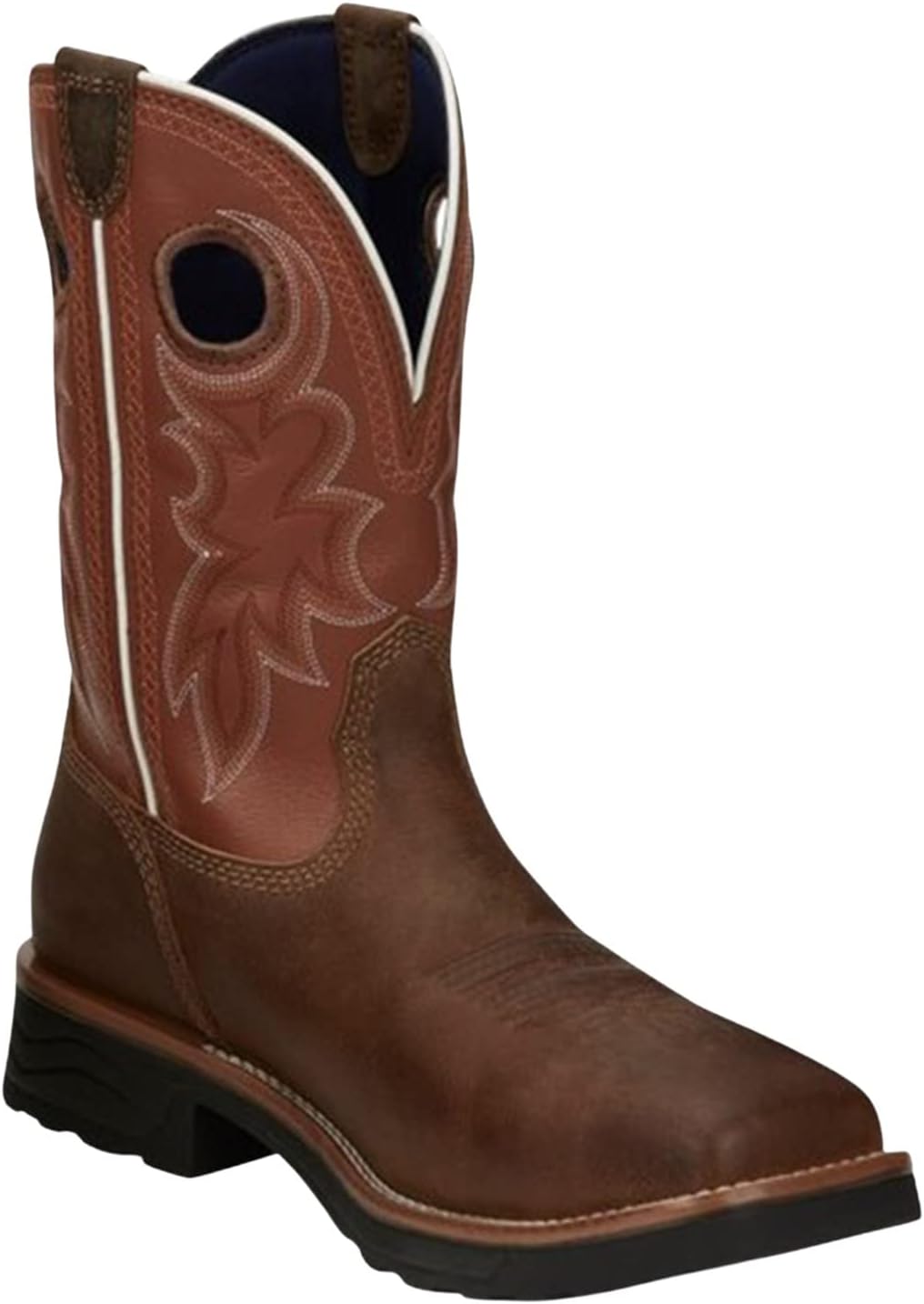 

Мужские ботинки Tony Lama Fireball 11 с композитным и водонепроницаемым носком, квадратный носок, Tan