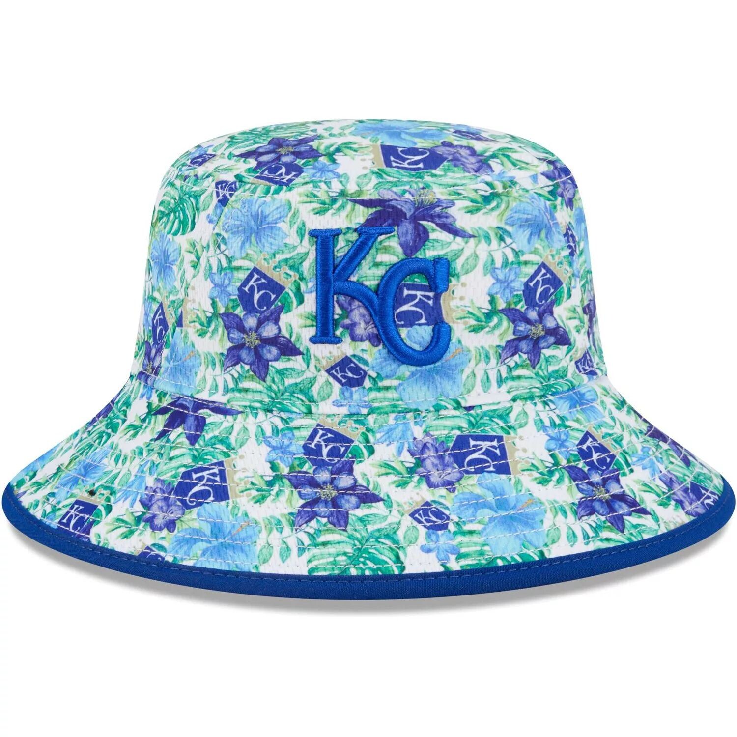 

Мужская панама New Era Kansas City Royals с тропическим цветочным принтом