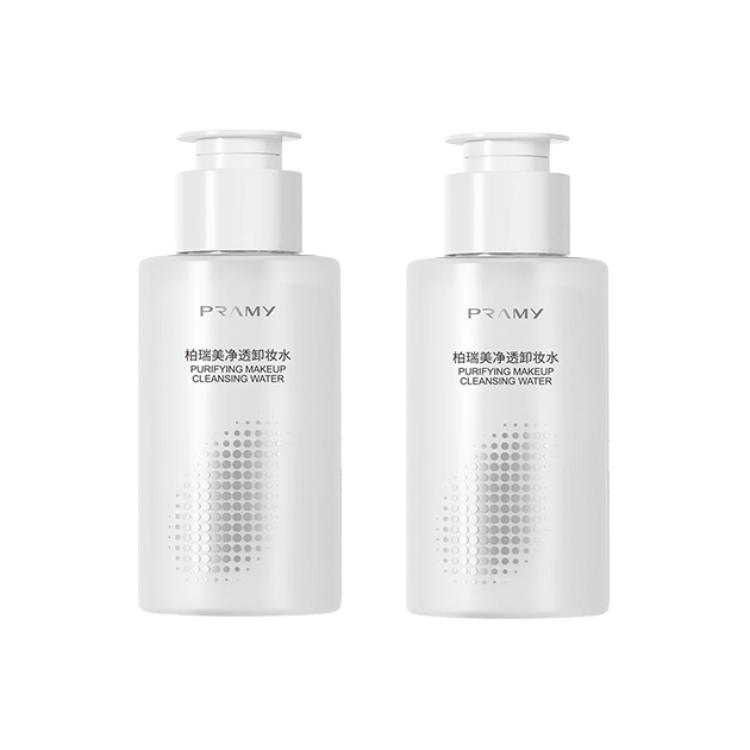 

Очищающая вода для снятия макияжа освежающая очищение 100мл*2 PRAMY