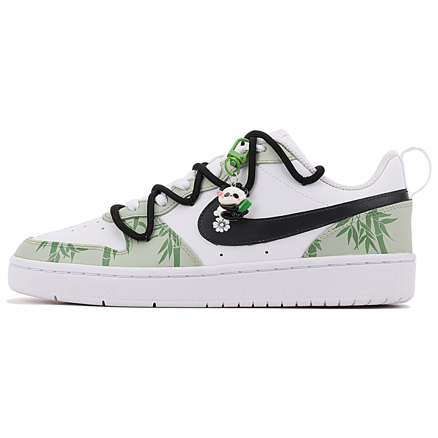 

Кроссовки Nike Court Borough Skateboarding Shoes Women's Low-top Green/white/black, зеленый