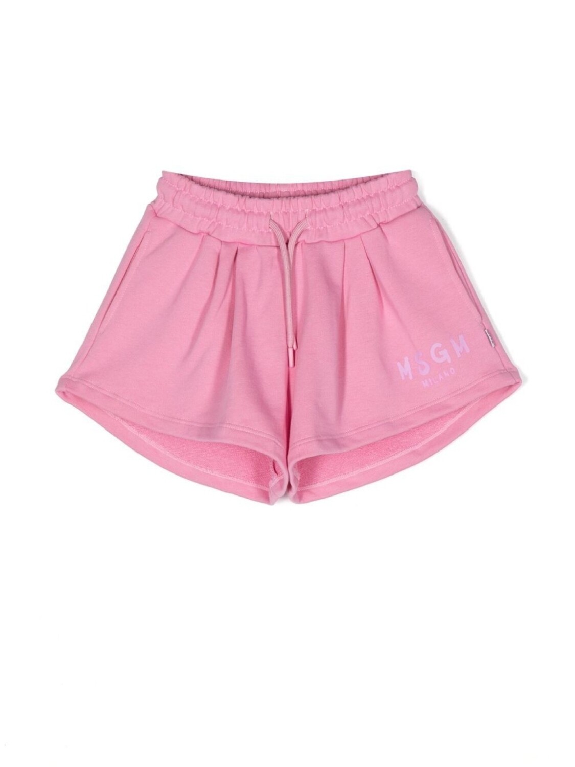 

MSGM Kids шорты с логотипом, розовый