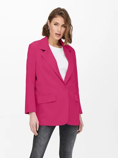 

Only длинный блейзер "ONLLANA-BERRY L/S OVS BLAZER TLR NOOS", цвет Cerise