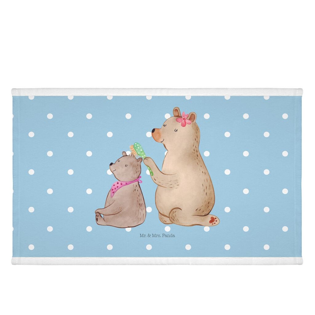 

Полотенце для гостей Mr. & Mrs. Panda Bear Child — синяя пастель — подарок, детское полотенце, махровая ткань, мишки, гостевое полотенце, День матери, бабушка, мама, мама, дорожное полотенце, мама, белый