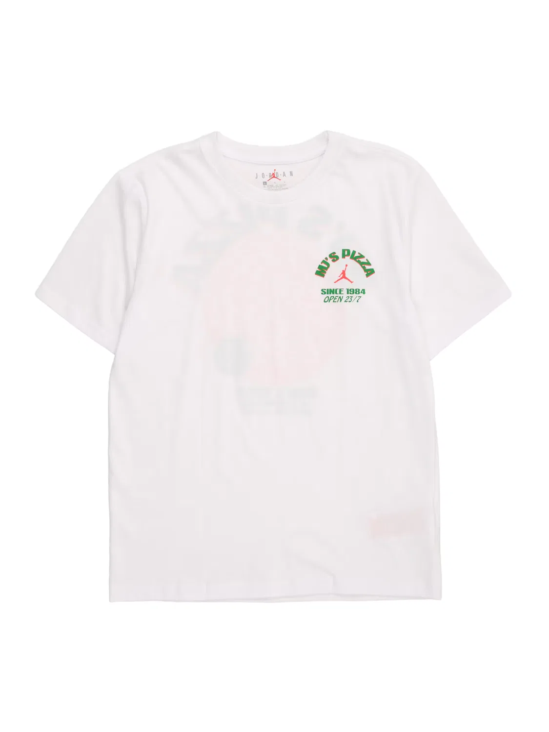 Футболка с надписью 'BRAND PIZZA' Jordan, White