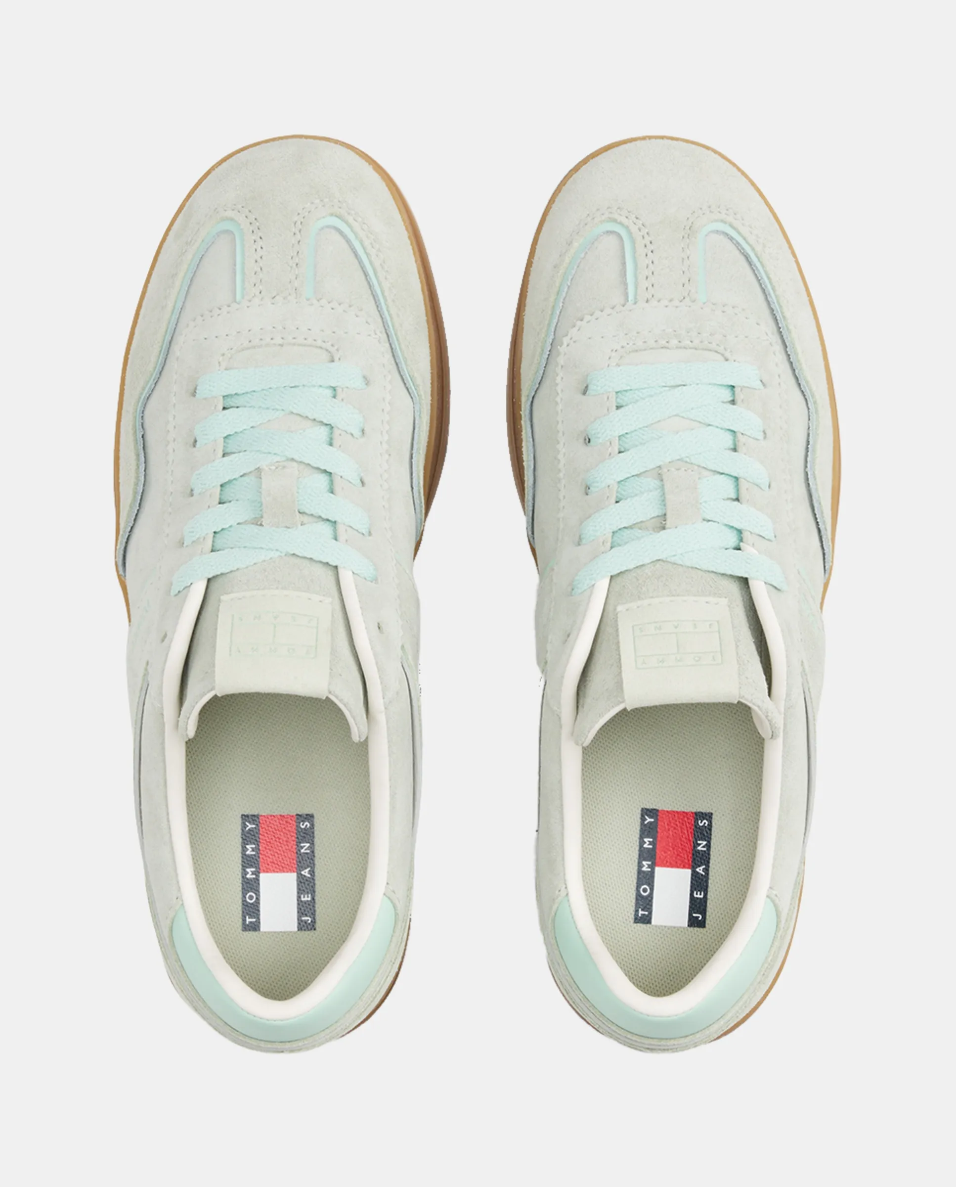 Кроссовки Tommy Jeans из денима Tommy Hilfiger, светло-зеленый — фото 3