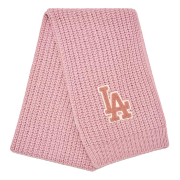 

MLB Акриловый вязаный шарф унисекс розовый, Pink