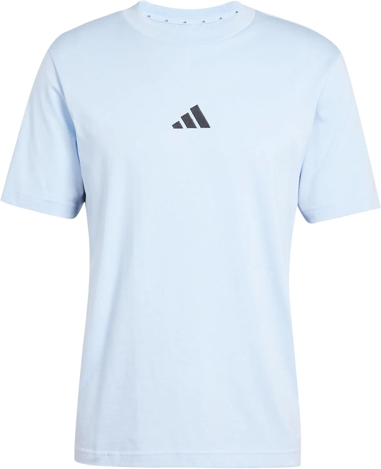 Футболка с тремя полосками adidas, Glow Blue/Black