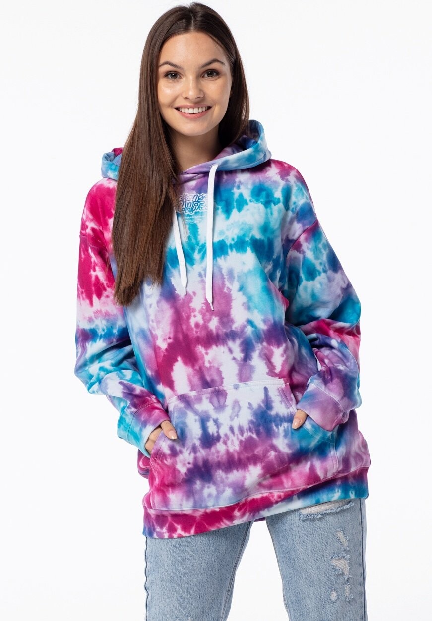 

Джемпер с капюшоном TIE DYE Mr. GUGU & Miss GO, синий
