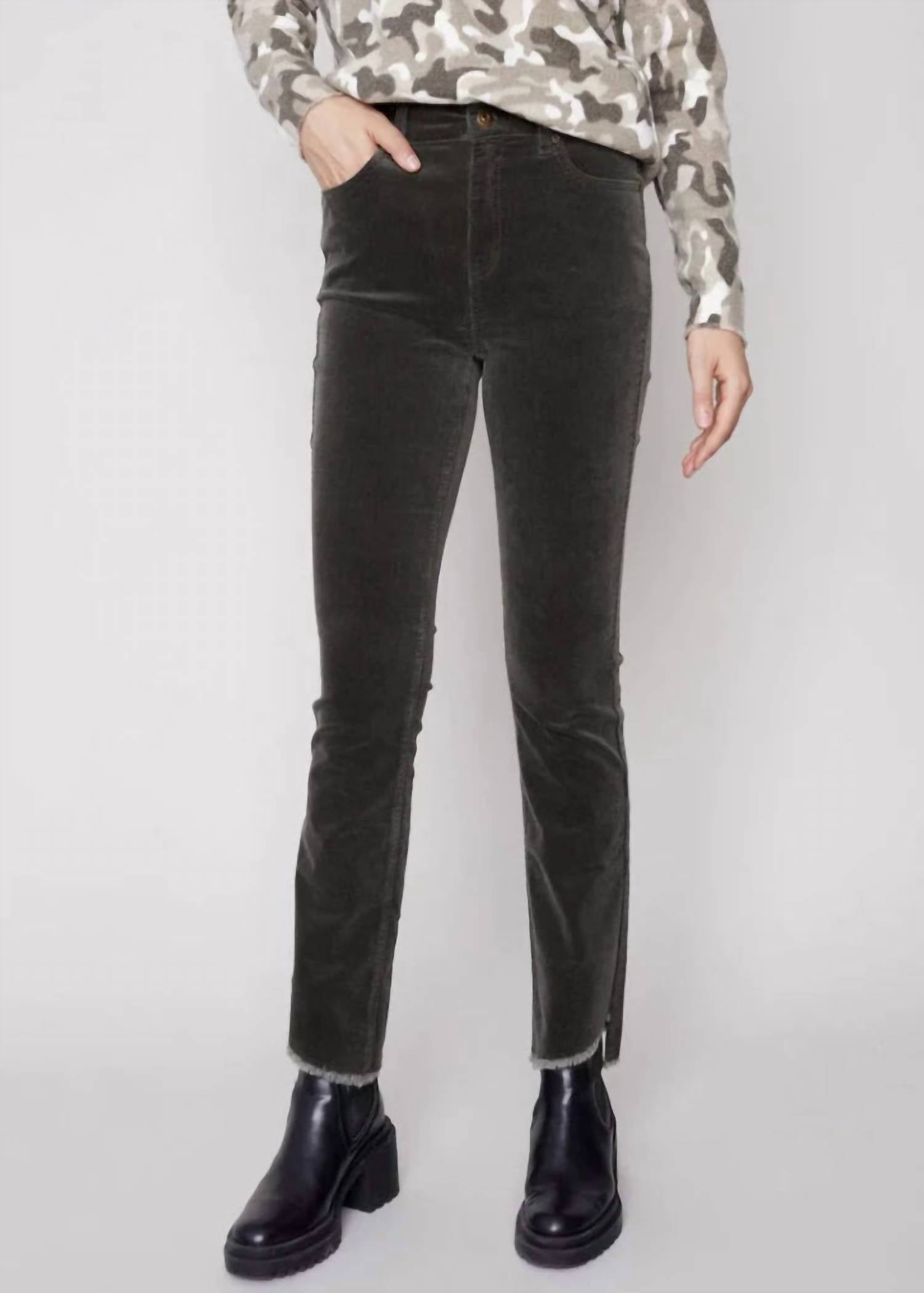 

Вельветовые брюки Bootcut цвета Spruce CHARLIE B