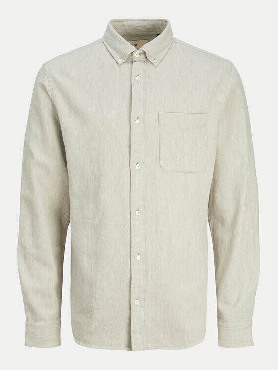 

Комфортная рубашка Jack&Jones Junior, экрю