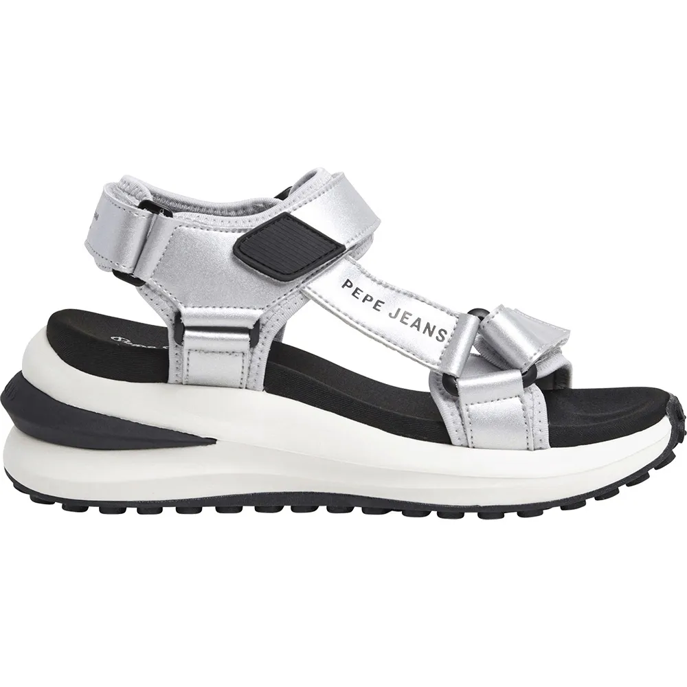 Сандалии Pepe Jeans Winslove Shine, серебряный