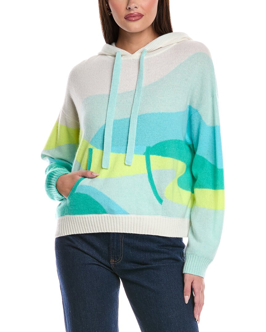

Брод Кашемир Кари Вейв Кашемировый худи Brodie Cashmere, синий