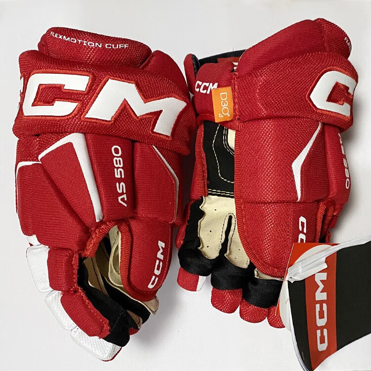 

He Jiagong Хоккейные перчатки Ice Ball, для детей, подростков и взрослых, красные и белые, 30 см